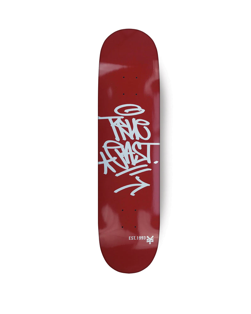 True East Tag (Red) Skateboard Deck