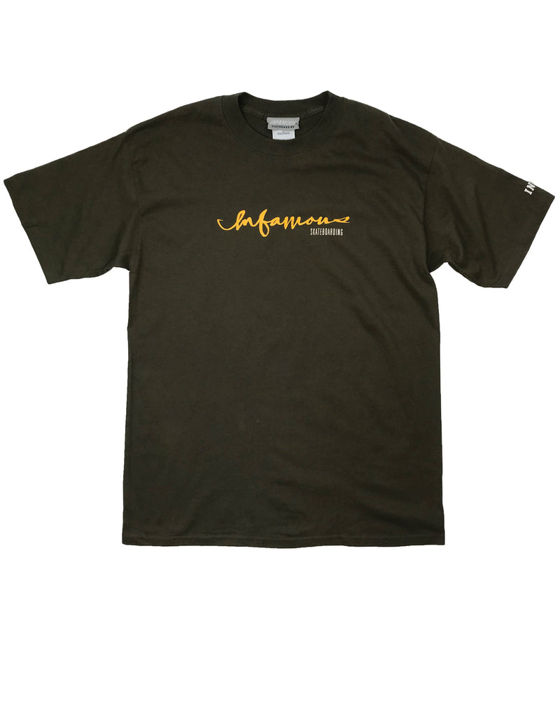 Script T-Shirt (Olive)