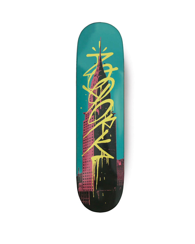 Chrysler Tag Pop Skateboard Deck