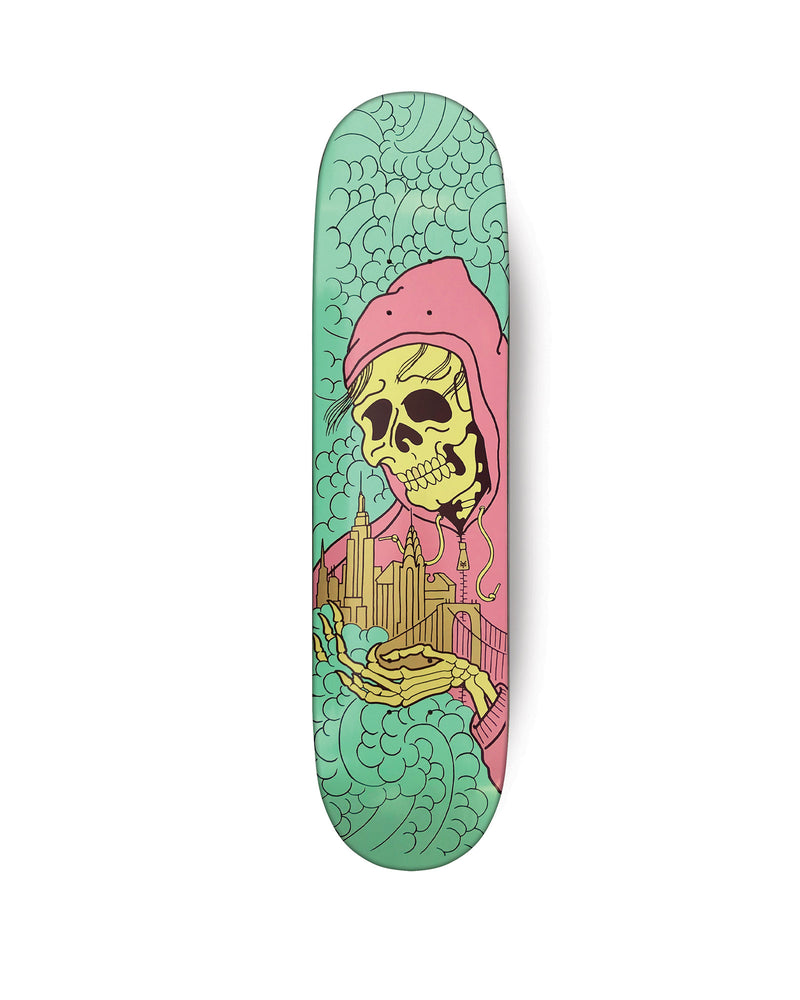 Skull Hood Skateboard Deck